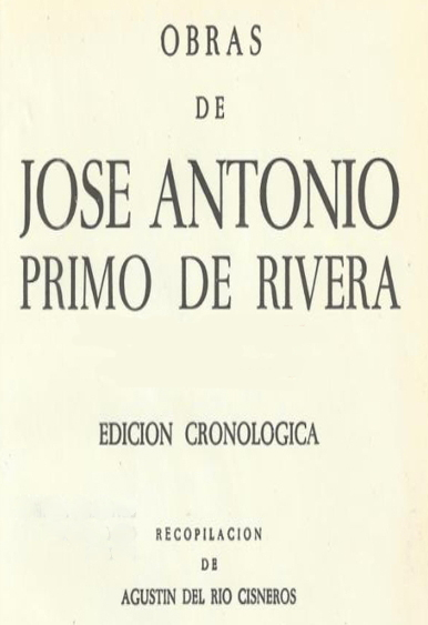 Obras completas de José Antonio Primo de Rivera