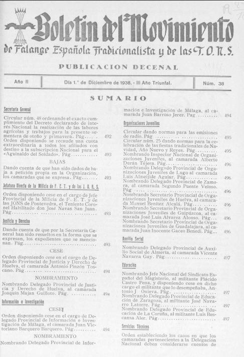 Boletín del Movimiento