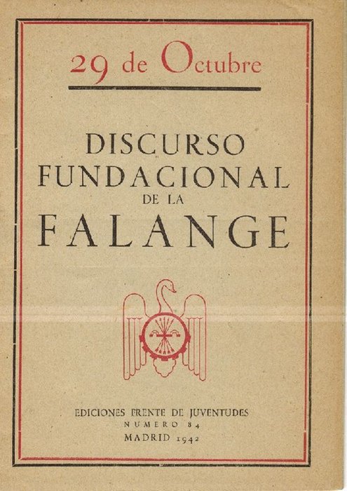 Discurso fundacional de la Falange